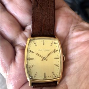 TRIPLE SIGNED Mens Vintage GIRARD-PERREGAUX Watch